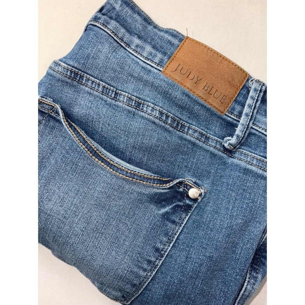 Judy Blue Womens 18/28 Skinny Fit  Blue Denim Jeans‎  JB88799MD Stretch Med Wash